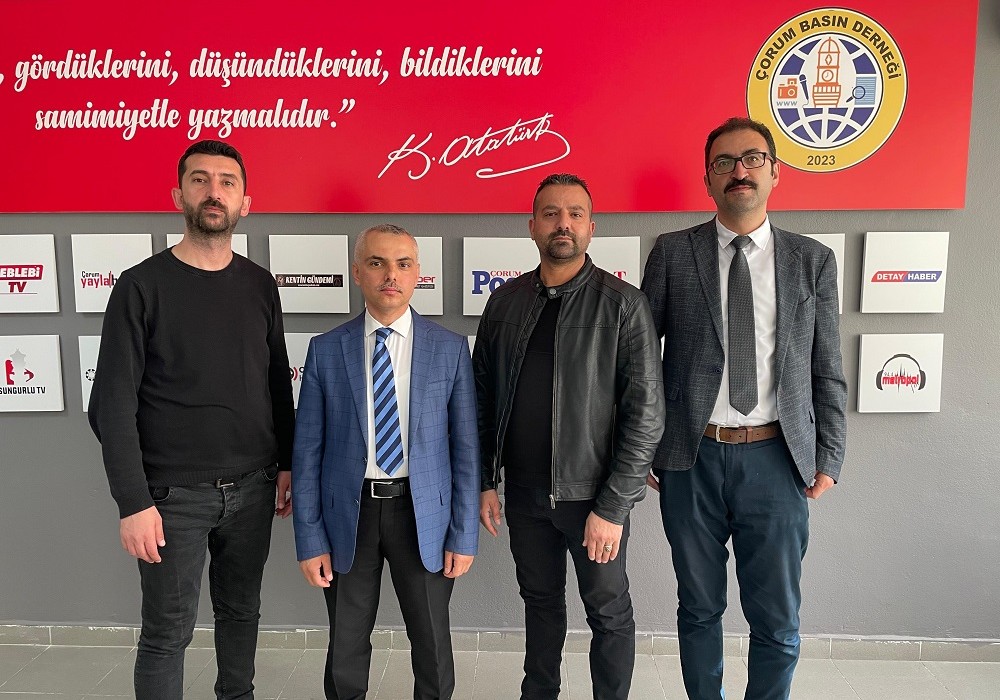  Çorum Basın Derneği'ne Ziyaret