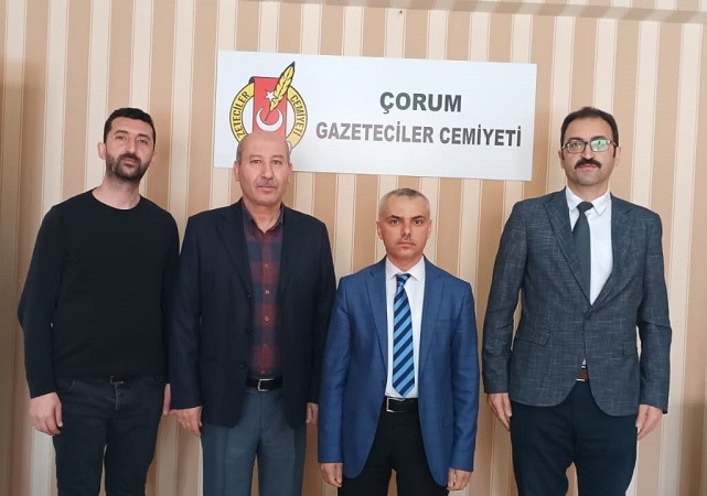 Çorum Gazeteciler Cemiyeti'ne Ziyaret